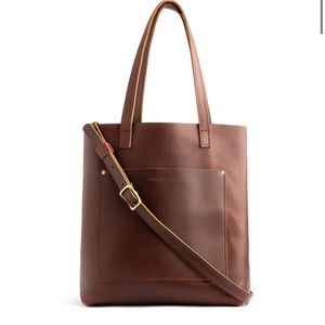Portland Leather large crossbody real leather tote